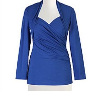 Eshakti blue cotton stretch shirt